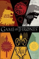 Game of Thrones - Poster Casate - Prodotto Ufficiale HBO