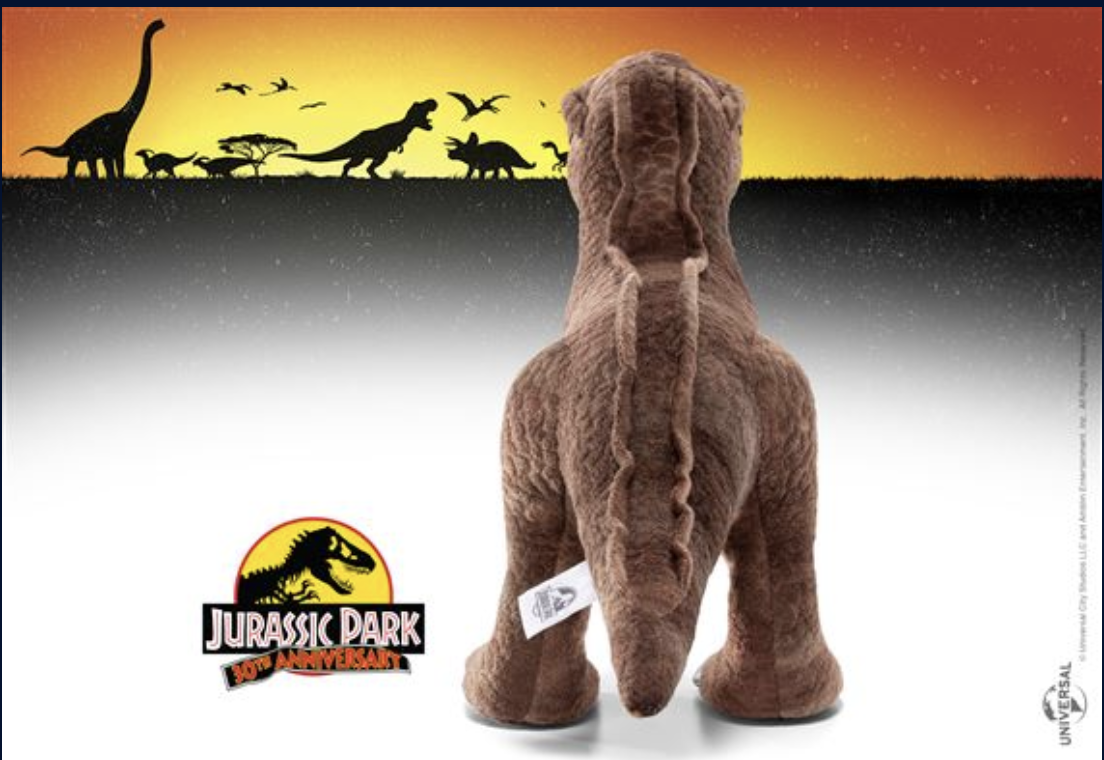 Animale di peluche di dinosauro, peluche Tyrannosaurus Rex
