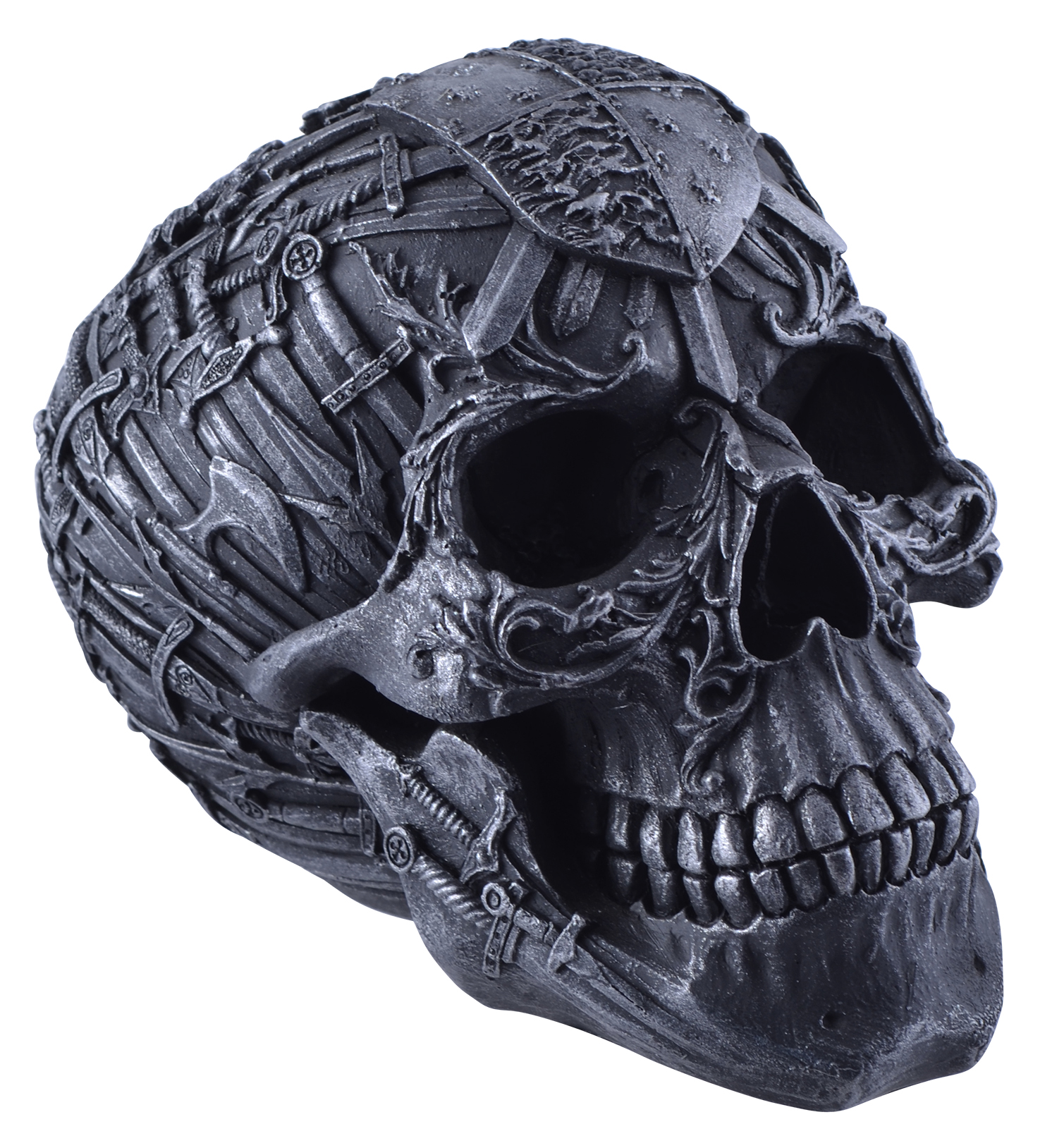 MATITA DISEGNO GOTICO Teschio Ossa Falena Memento Mori Marlene Heselden