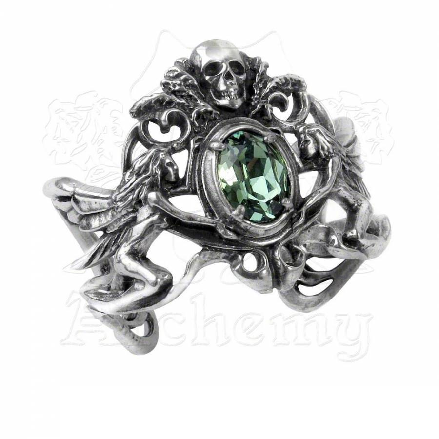 Le Chat Noir Alchemy Gothic Pewter Ring