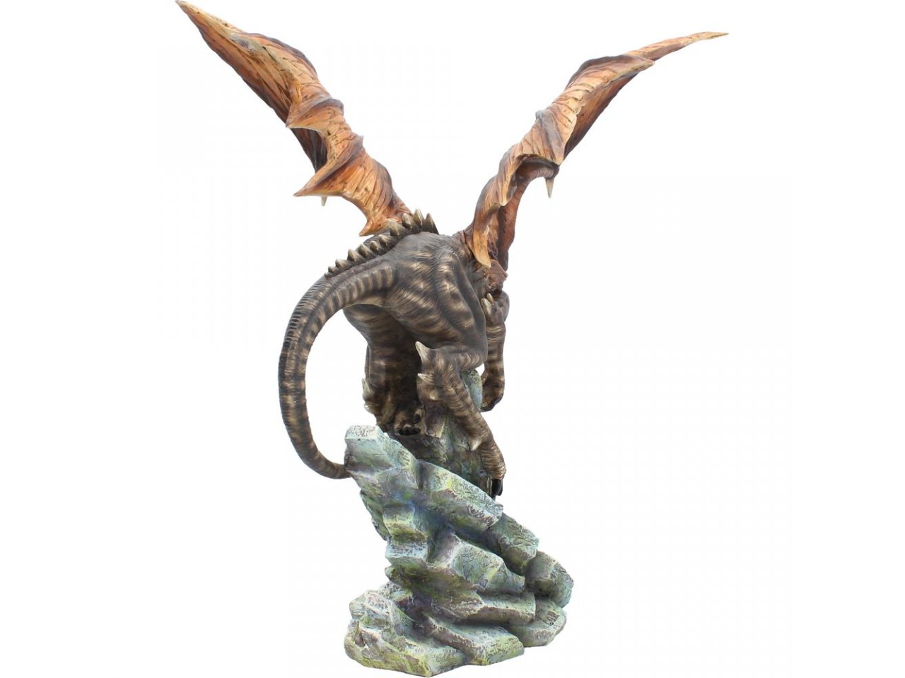 Statua Del Drago Che Contrassegna Il Luogo Della Barra Del Tempiale