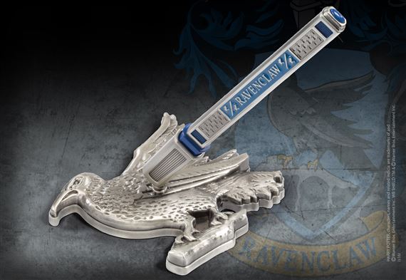 Penna Harry Potter Corvonero - Inchiostro Blu, Ciondolo Targhetta, Licenza Ufficiale - Foto 1