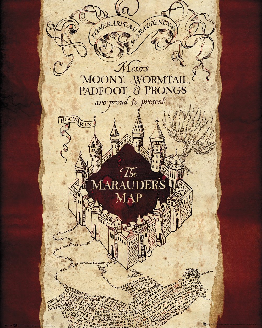 Harry Potter Mappa Del Malandrino Frase