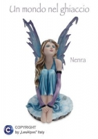 Les Alpes - Fata Nenra - Resina - Dipinta a mano