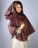 Abbigliamento Medievale - Mantella con Cappuccio