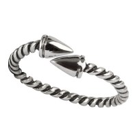 Gioielli - Anello Torque Artiglio - Acciaio