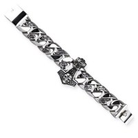 Gioielli - Bracciale con martello di Thor - Acciaio inossidabile