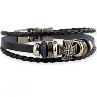 Gioielli - Bracciale Con Croce - Metallo Anallergico