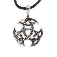 Gioielli - Ciondolo con Triade Aperta - Argento 925