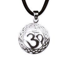 Gioielli - Ciondolo con simbolo dell' Om - Argento 925