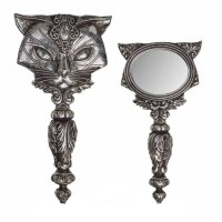 Gotico - Specchio Sacred Cat - Resina
