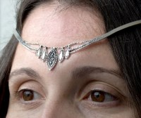 Gioielli - Ornamenti - Tiara Elfica Bronzo placcata Argento