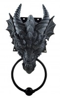 Gotico - Battente Drago - Resina - Dipinto a Mano