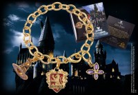 Harry Potter - Braccialetto Charm Lumos Grifondoro - Placcato Oro