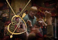 Harry Potter - Collana a Cuore di Ron - Argento e Oro