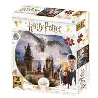 Harry Potter - Puzzle Lenticolare - Flying Over - Edvige Hogwarts - Ufficiale Warner Bros