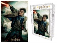 Harry Potter - Puzzle Lenticolare - Ultima Battaglia Hogwarts - Scatola in latta a forma di Libro - Ultima Battaglia - Ufficiale Warner Bros