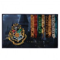 Harry Potter - Tappeto rettangolare Hogwarts - Prodotto Ufficiale Warner Bros