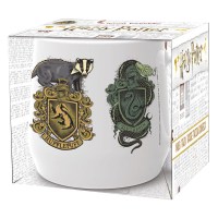 Harry Potter - Tazza Simboli Case Hogwarts - Prodotto Ufficiale Warner Bros