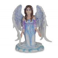 Les Alpes - Angelo Guardiano Blu - Resina - Dipinto a mano - 044 143