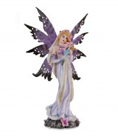 Les Alpes - Fata Sposa - Resina - Dipinto a mano - 042 060 Prodotto Ufficiale