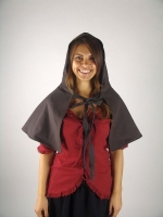 Abbigliamento Medievale - Mantella con Cappuccio