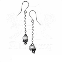 Gioielli - Orecchini Deadskulls - Metallo anallergico