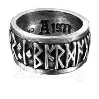 Gioielli - Anello Runeband - Poetry Is In Battle - Metallo anallergico
