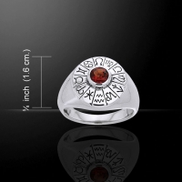 Gioielli - Anello Ruota Dell'Anno Zodiacale - Argento 925