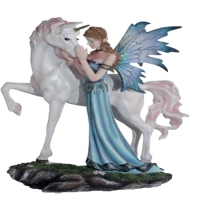 Les Alpes - Fata Bodette - Resina - Dipinta a mano