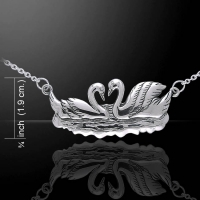 Gioielli - Collane -  Collana Con Cigni - Argento 925