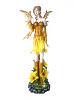 Fata Gialla - Resina - Dipinta a mano