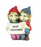 Folletti - Pixies Best Friends - Resina - Dipinto a mano - 027 170224