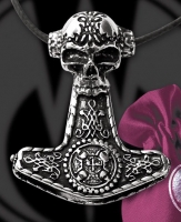 Gioielli - Gioielli Gotici - Pendente - Pendente Martello di Thor - Argento 925