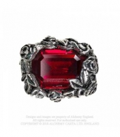 Gioielli - Anello Blood Rose - Swarovski - Peltro