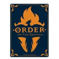 Harry Potter - Targa Metallo - Ordine Della Fenice - Order Of The Phoenix - Prodotto Ufficiale Warner Bros.