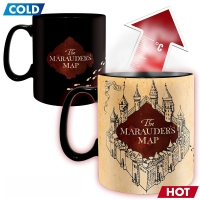 Harry Potter - Tazza Mappa Del Malandrino - Cambiacolore - Ceramica - Ufficiale Warner Bros