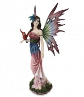 Les Alpes - Fata Sienna - Resina - Dipinto a mano