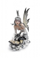 Les Alpes - Fata con Libro - Resina - Dipinto a mano - 042 291