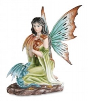 Les Alpes - Fata Alos - Resina - Dipinta a mano