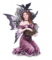 Les Alpes - Fata amitola - Resina - Dipinta a mano - 042 732