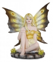 Les Alpes - Fata Arcobaleno Amber - Resina - Dipinta a mano - 021 13006