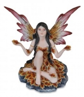 Les Alpes - Fata Autunno - Resina - Dipinta a mano