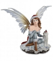 Les Alpes - Fata Eloni - Resina - Dipinto a Mano