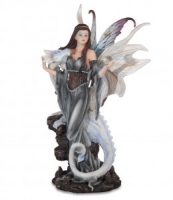 Les Alpes - Fata Indra - Resina - Dipinta a mano