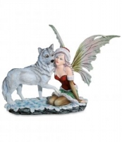 Les Alpes - Fata Lea - Resina - Dipinta a mano