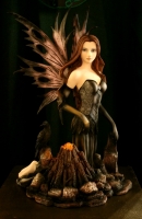 Les Alpes - Fata Mundia - Resina - Dipinta a mano - 042 610