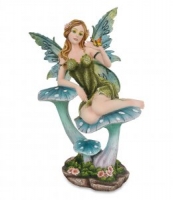 Les Alpes - Fata Paige - Resina - Dipinto a mano