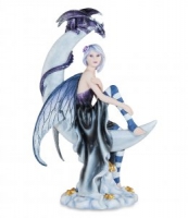 Les Alpes - Fata Papila - Resina - Dipinta a Mano