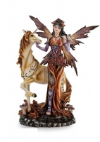 Les Alpes - Fata Papina - Resina - Dipinto a mano